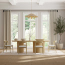 Alve 95" Modern Furniture Rectangle Table by Euro Style