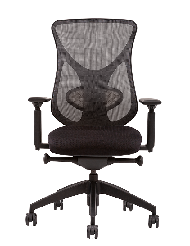 MIDCELLI 2800 SERIES BLACK MID-BACK MESH CHAIR