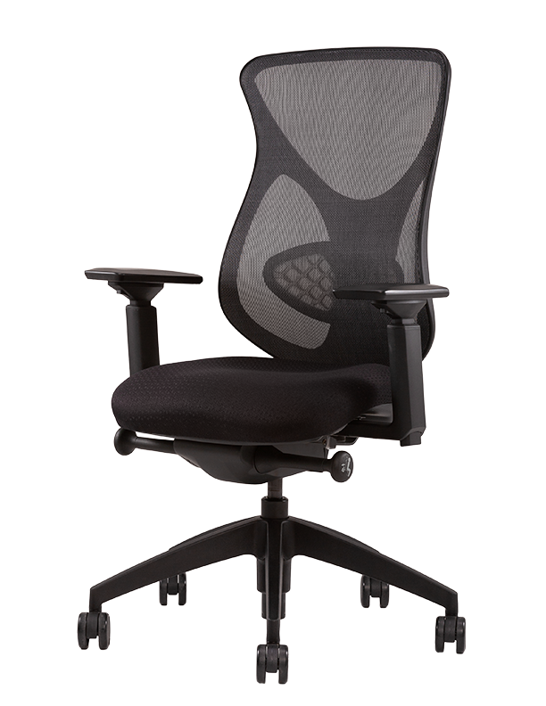 MIDCELLI 2800 SERIES BLACK MID-BACK MESH CHAIR