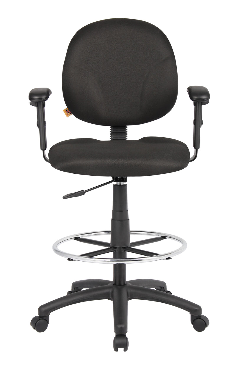 Boss Stand Up Fabric Drafting Stool - Product Photo 9