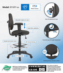 Boss Stand Up Fabric Drafting Stool - Product Photo 10