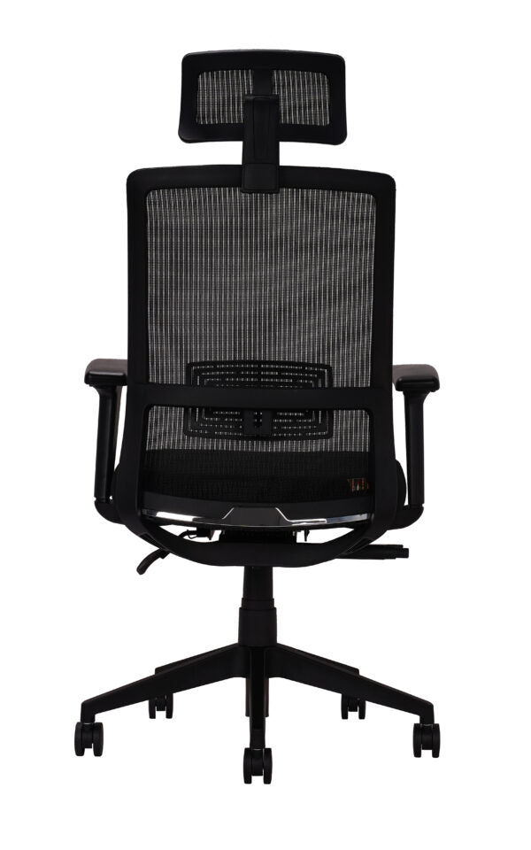 Boss Mesh Chair, w/ Headrest and Memory Foam Seat