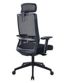Boss Mesh Chair, w/ Headrest and Memory Foam Seat