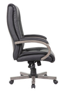 Boss High Back Executive Wood Finished Chair B8991