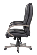 Boss High Back Executive Wood Finished Chair B8991