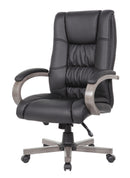 Boss High Back Executive Wood Finished Chair B8991