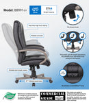 Boss High Back Executive Wood Finished Chair B8991