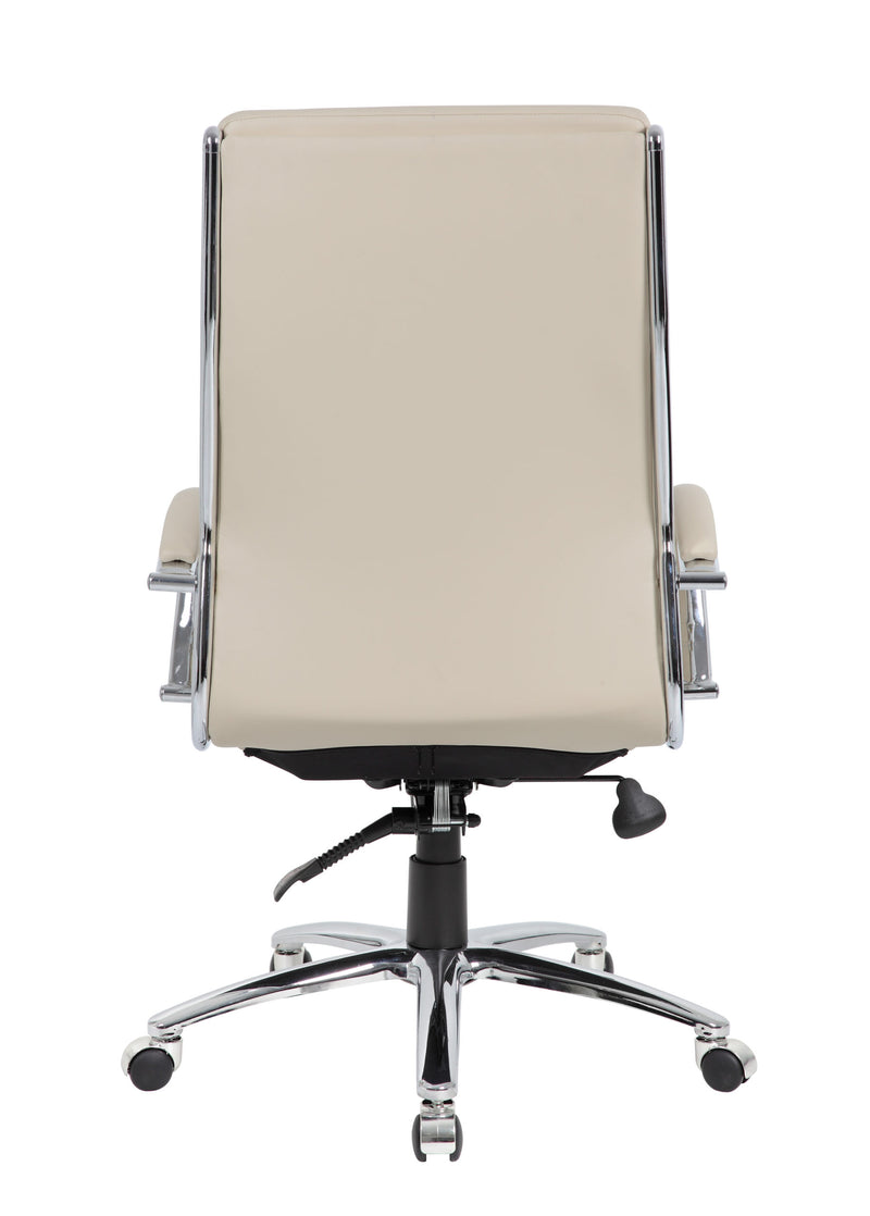 Boss Executive Vinyl Chair with Metal Chrome Finish B9471