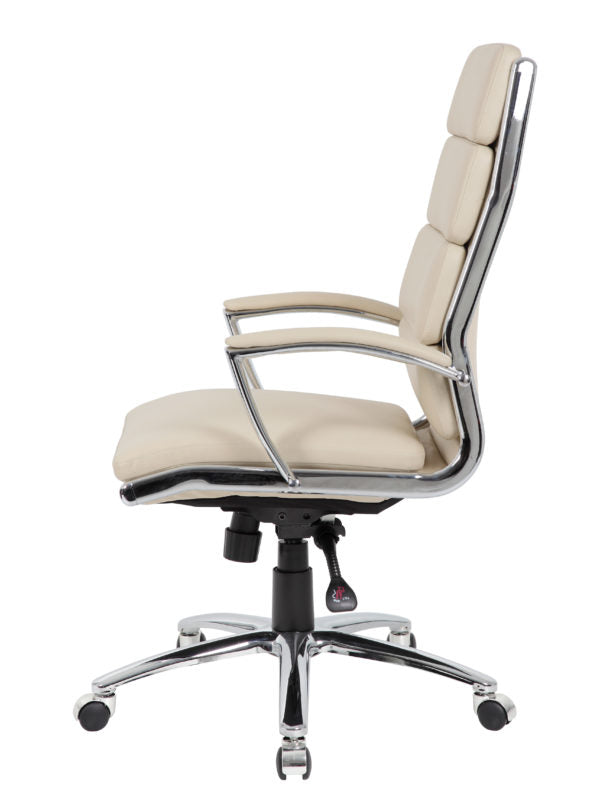 Boss Executive Vinyl Chair with Metal Chrome Finish B9471