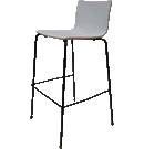 Clear Design Kiva Barstool (Low Back) - KFLBS