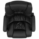 Flash Fundamentals Big & Tall 400 lb. Rated Black LeatherSoft Swivel Office Chair with Padded Arms