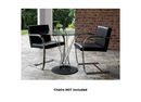 Guthrie Table Glass Top 31"D