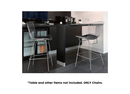 The Who High Stool Polished and Chrome Wire Frame by Woodstock