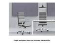 Jimi High Back Swivel Leather Task Chair with Fixed Arms by Woodstock