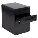 Ergonomic 3-Drawer Mobile Locking Filing Cabinet Storage Organizer