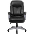FLASH HERCULES Series Big & Tall 500 lb. Rated Black Fabric Executive Swivel Ergonomic Office Chair with Arms