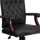 FLASH Executive Swivel Office Chair with Arms