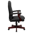 FLASH Executive Swivel Office Chair with Arms