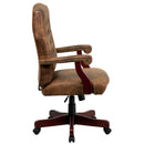 FLASH Executive Swivel Office Chair with Arms