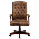 FLASH Executive Swivel Office Chair with Arms