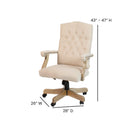 FLASH Executive Swivel Office Chair with Arms