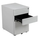 Modern 3-Drawer Mobile Locking Filing Cabinet Storage Organizer