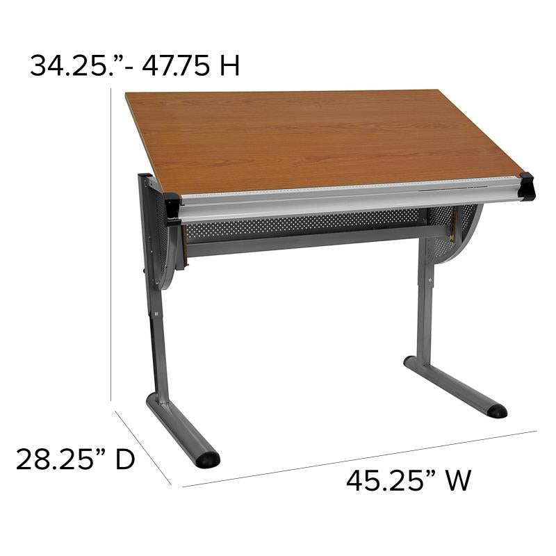 Flash Adjustable Drawing and Drafting Table - Product Photo 7