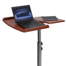 Dunbar Angle and Height Adjustable Mobile Laptop Computer Table with Cherry Top