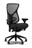 AIRCELLI 2700 SERIES BLACK MID-BACK MESH CHAIR - Big and Tall Available