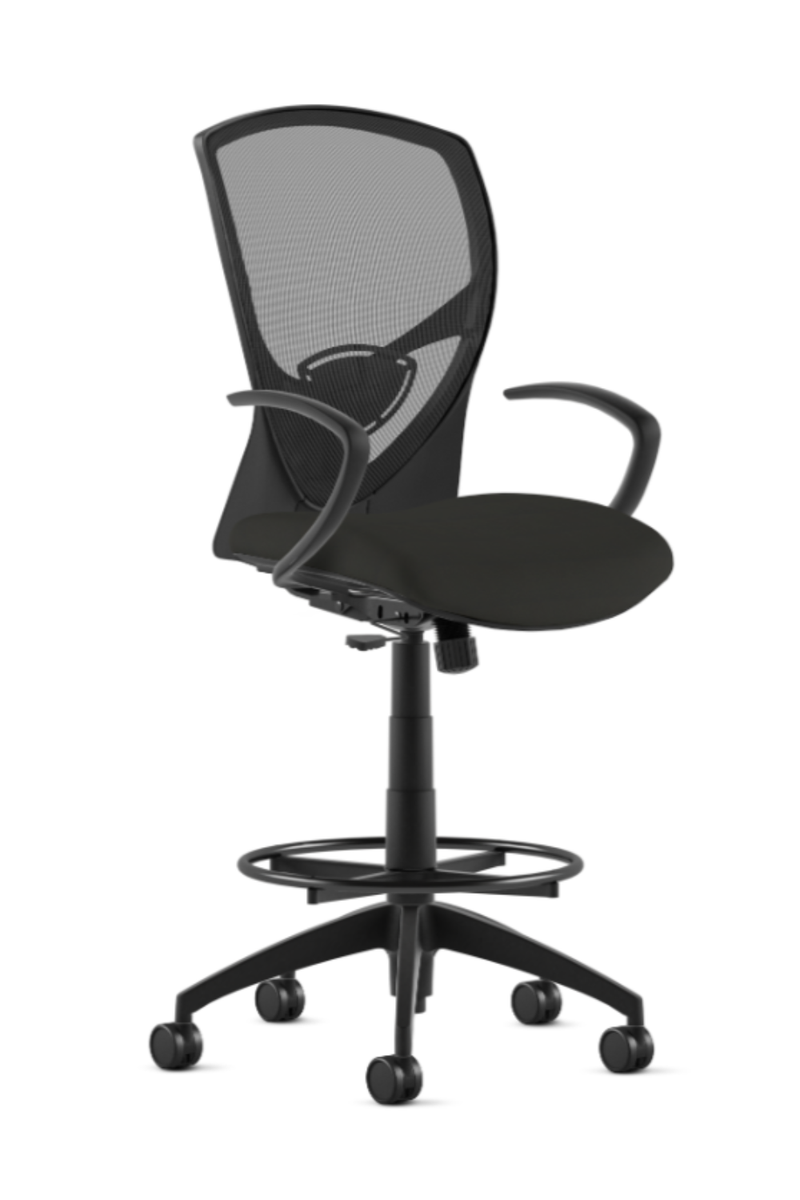 9 to 5 Theory Mesh Back 8" Stool Task Chair (2170-CY30)