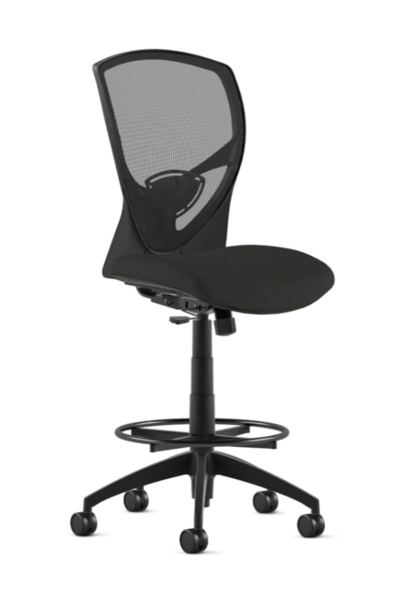 9 to 5 Theory Mesh Back 8" Stool Task Chair (2170-CY30)