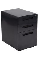 Ergonomic 3-Drawer Mobile Locking Filing Cabinet Storage Organizer