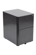 Modern 3-Drawer Mobile Locking Filing Cabinet Storage Organizer