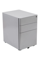 Modern 3-Drawer Mobile Locking Filing Cabinet Storage Organizer