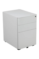 Modern 3-Drawer Mobile Locking Filing Cabinet Storage Organizer
