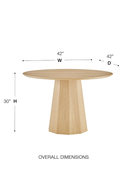 Sidney 42" Round Side Table by Euro Style 91832