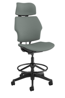 Freedom with Headrest Stool Task Chair 8" High Cylinder by Humanscale