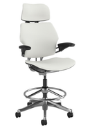 Freedom with Headrest Stool Task Chair 8" High Cylinder by Humanscale