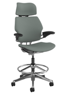 Freedom with Headrest Stool Task Chair 8" High Cylinder by Humanscale