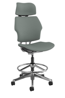 Freedom with Headrest Stool Task Chair 8" High Cylinder by Humanscale