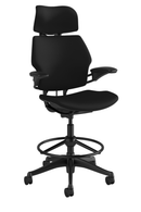 Freedom with Headrest Stool Task Chair 8" High Cylinder by Humanscale