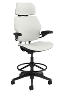 Freedom with Headrest Stool Task Chair 8" High Cylinder by Humanscale