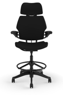 Freedom with Headrest Stool Task Chair 8" High Cylinder by Humanscale