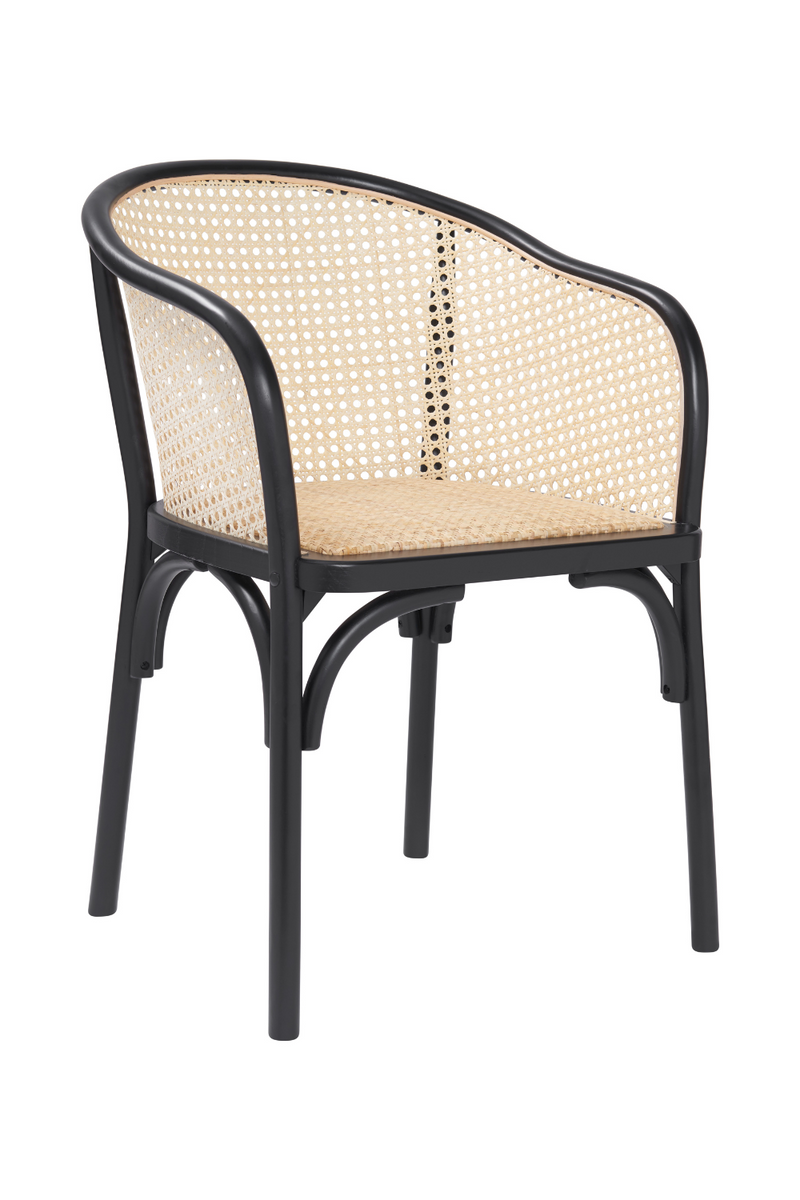 Elsy Armchair with Natural Rattan Seat - Product Photo 3