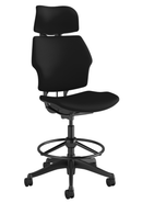 Freedom with Headrest Stool Task Chair 8" High Cylinder by Humanscale