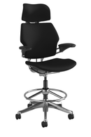Freedom with Headrest Stool Task Chair 8" High Cylinder by Humanscale