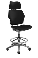 Freedom with Headrest Stool Task Chair 8" High Cylinder by Humanscale