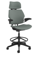 Freedom with Headrest Stool Task Chair 8" High Cylinder by Humanscale