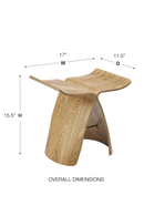 Fleur Side Table 17" by Euro Style 91006
