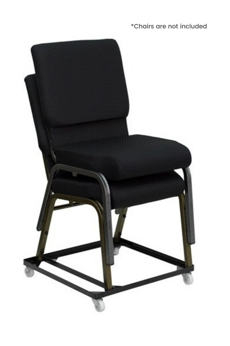 FLASH HERCULES Series Steel Stack Chair and Church Chair Dolly